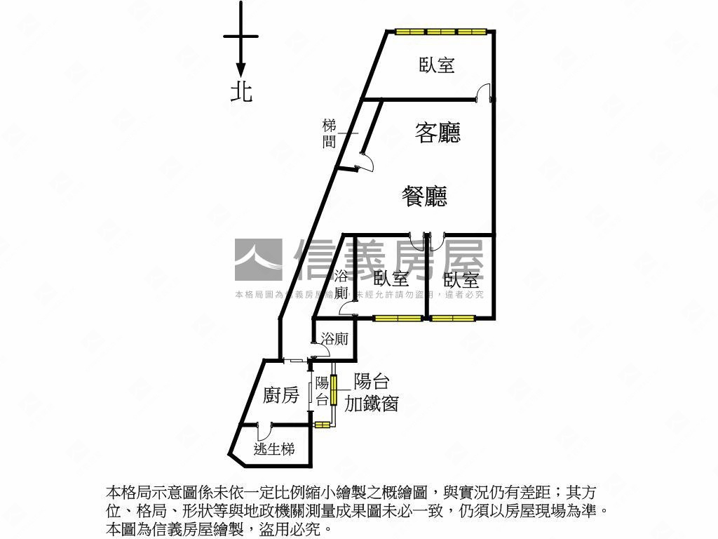 土持１４．９７坪公寓三樓房屋室內格局與周邊環境