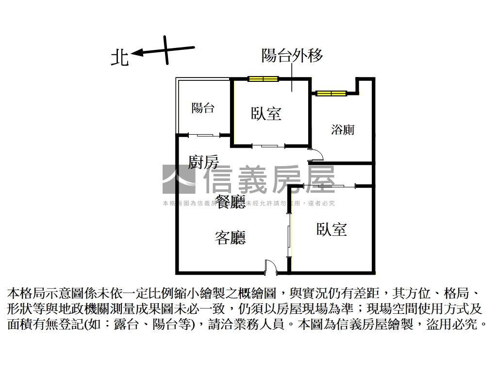 專任海天山景捷運美兩房房屋室內格局與周邊環境