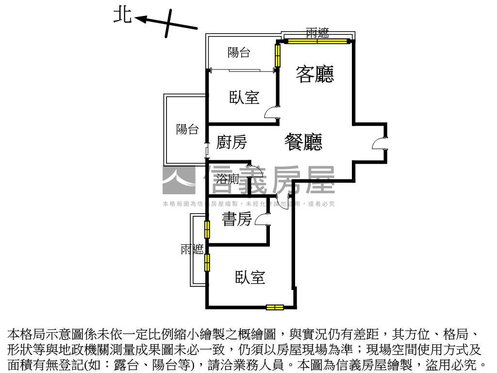 元利台大公館三房車位房屋室內格局與周邊環境