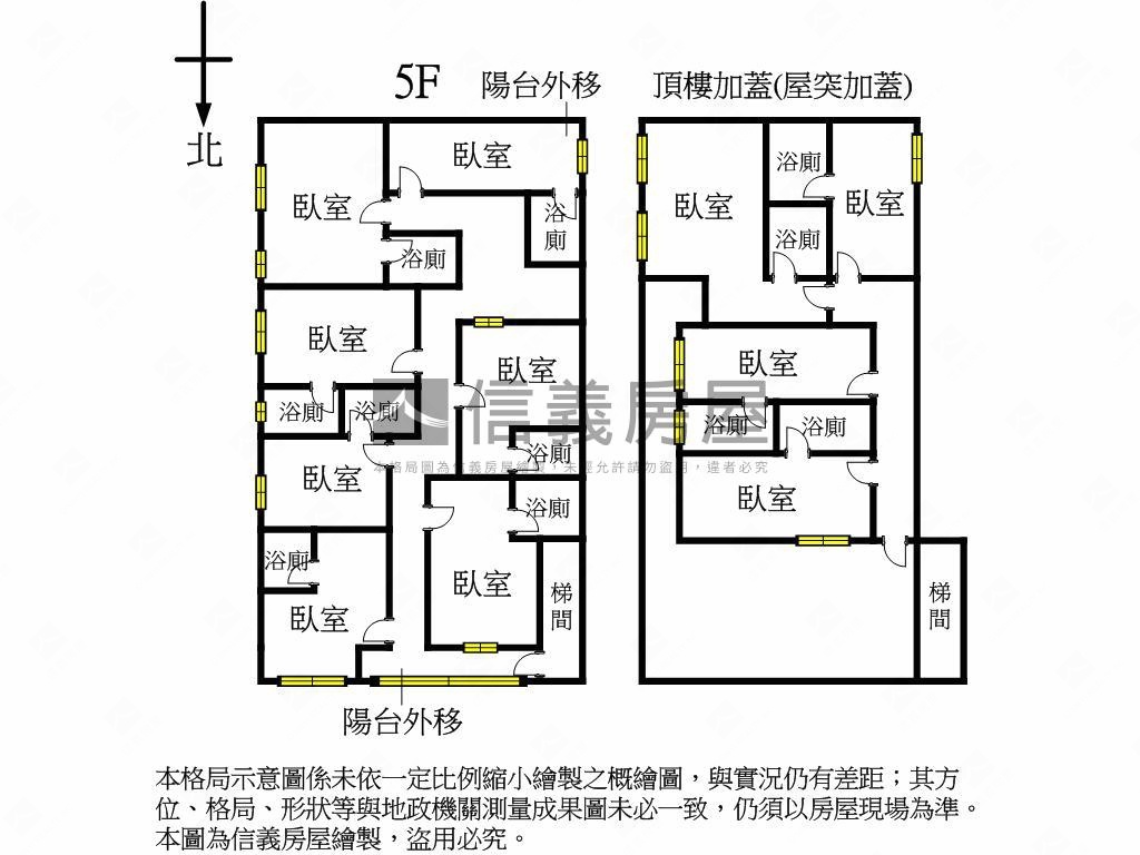 近內科熱門收租頂加房屋室內格局與周邊環境
