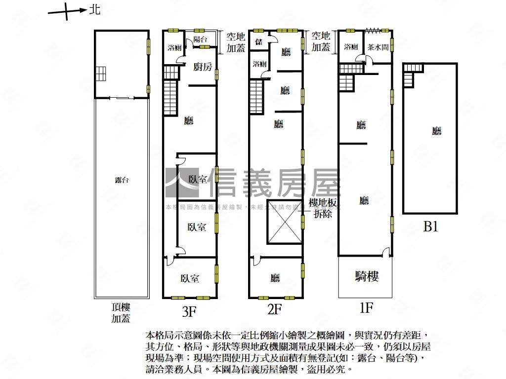 高醫｜商五｜邊間金透店房屋室內格局與周邊環境