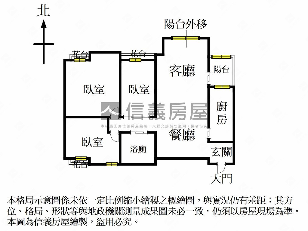 松山新城三房高樓景觀戶房屋室內格局與周邊環境