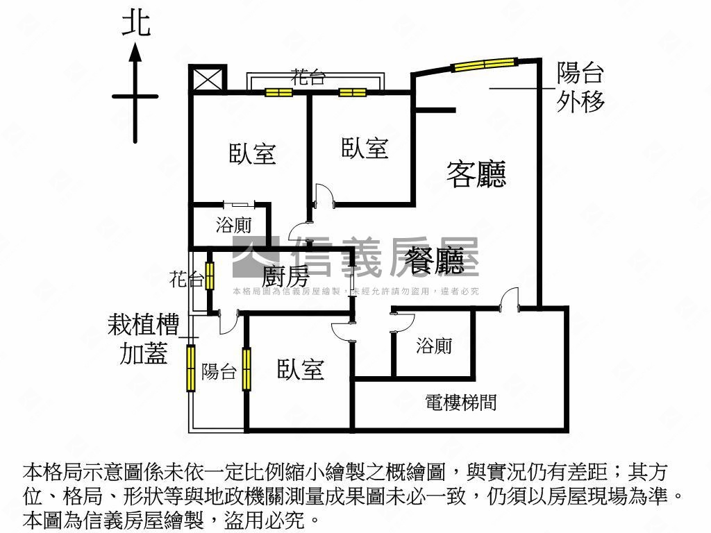 潤泰美美美景三房房屋室內格局與周邊環境