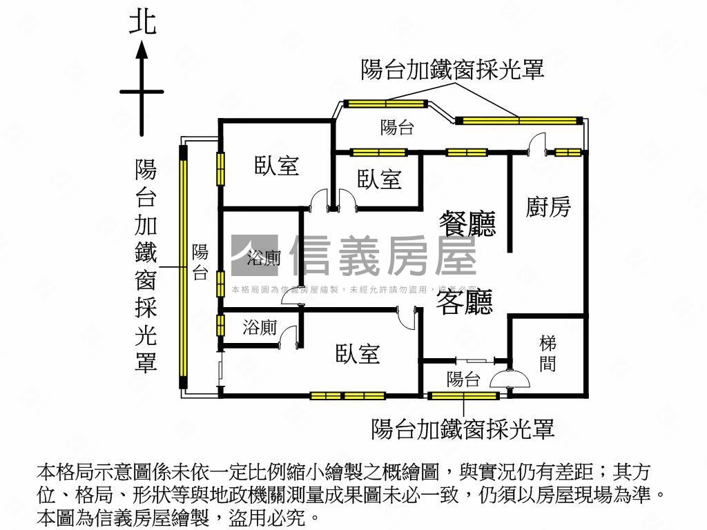 專任北投成家三房房屋室內格局與周邊環境
