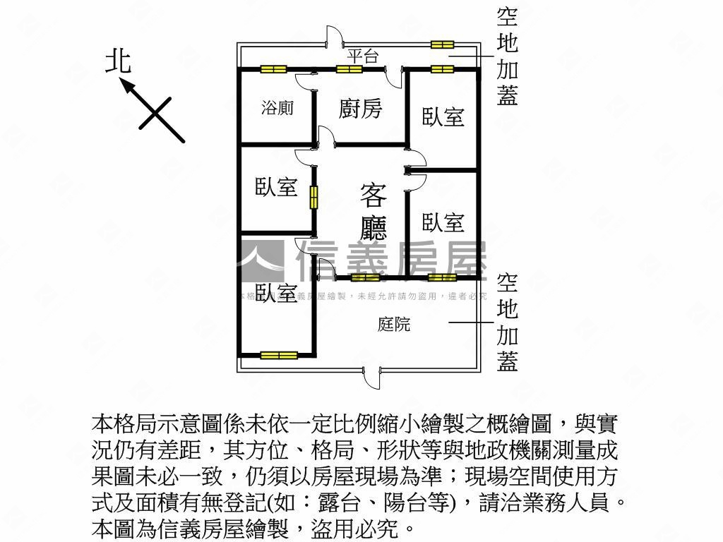 近體育館園區龍安街透天房屋室內格局與周邊環境