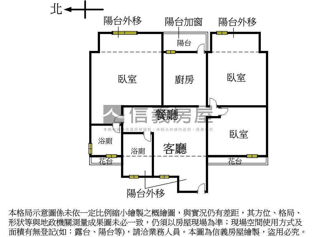 公益商圈低總價電梯美三房房屋室內格局與周邊環境