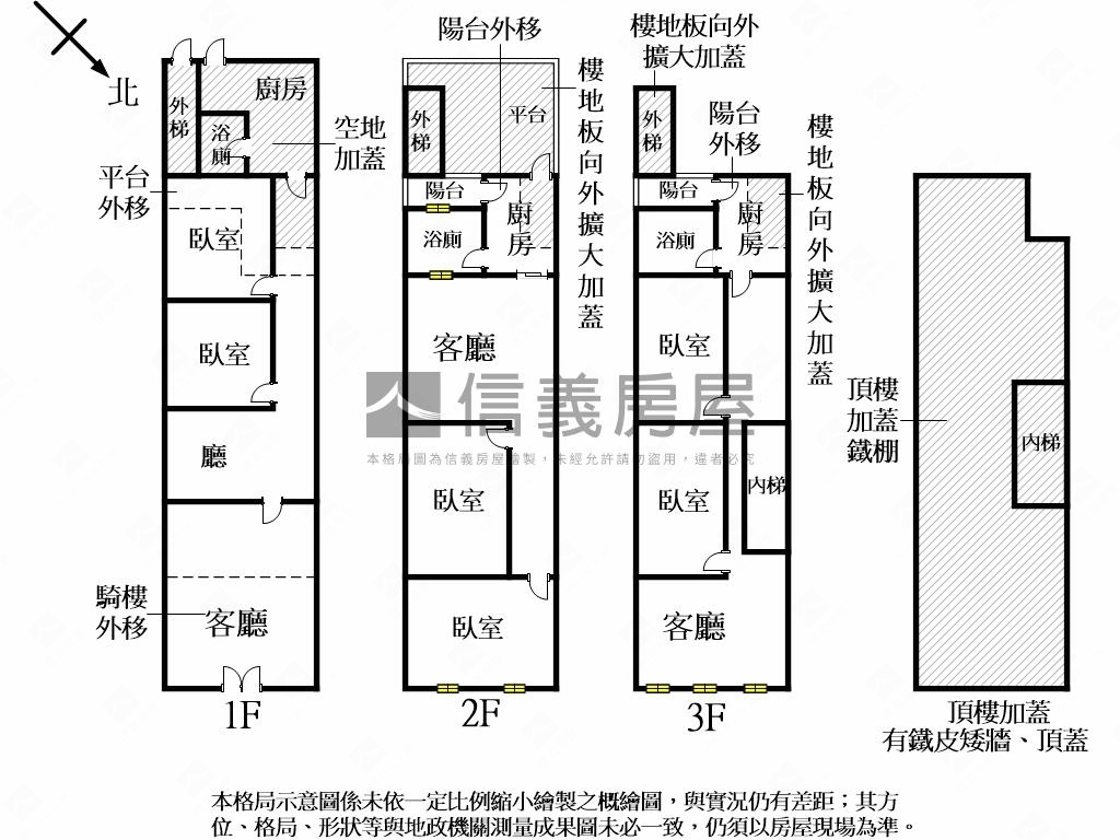 溪口街透天房屋室內格局與周邊環境