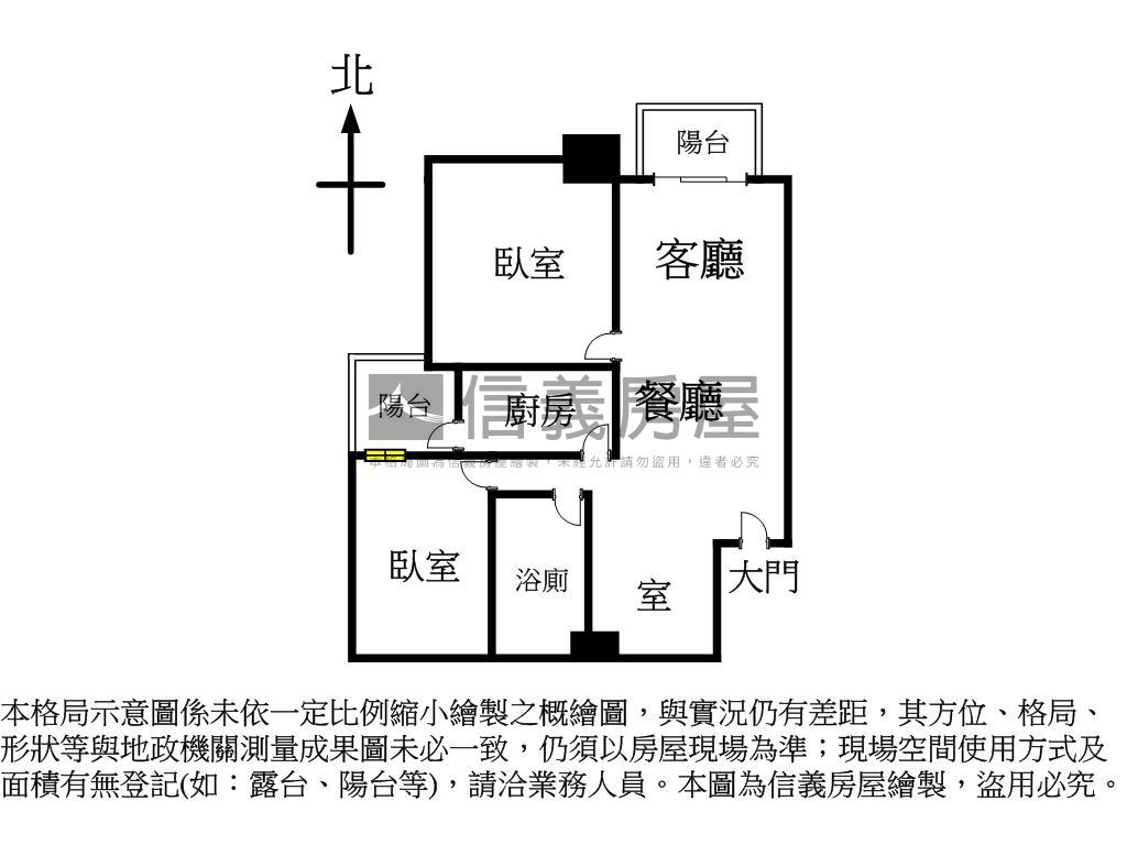 皇翔面文青大二房車位房屋室內格局與周邊環境