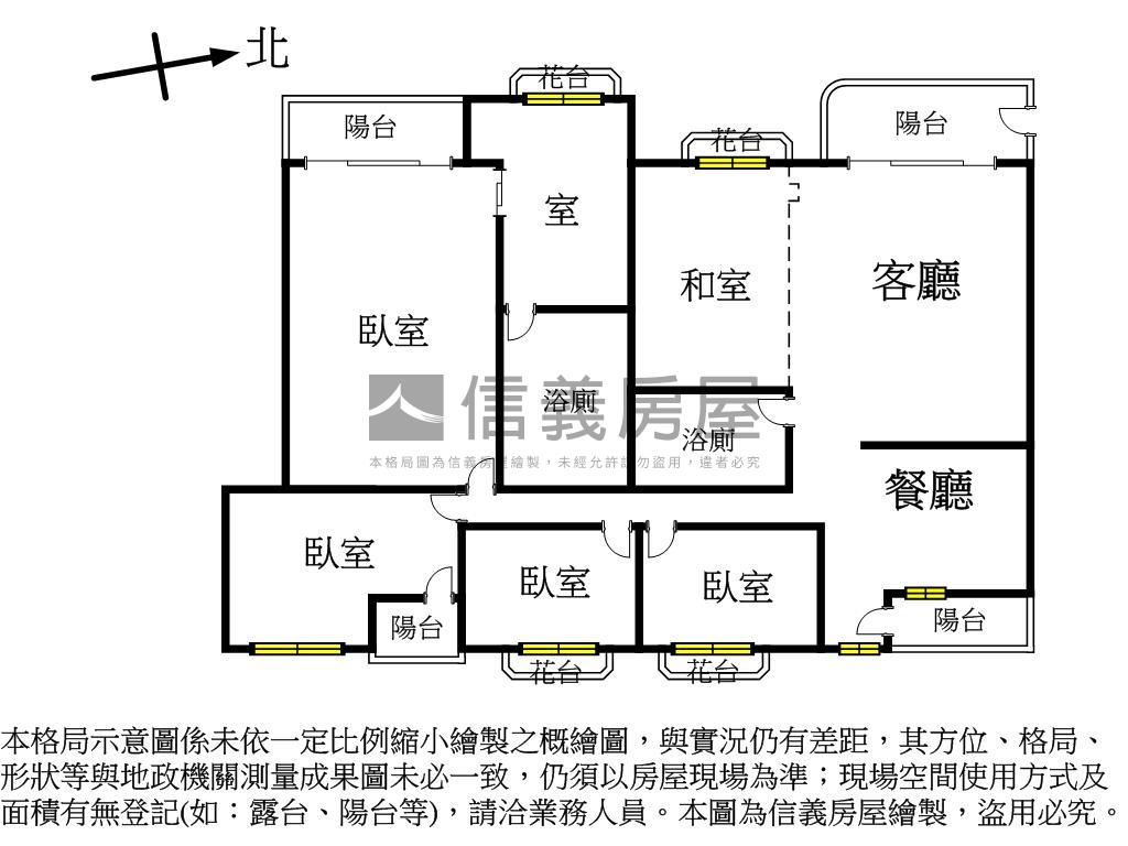 忠勇路大空間房屋室內格局與周邊環境