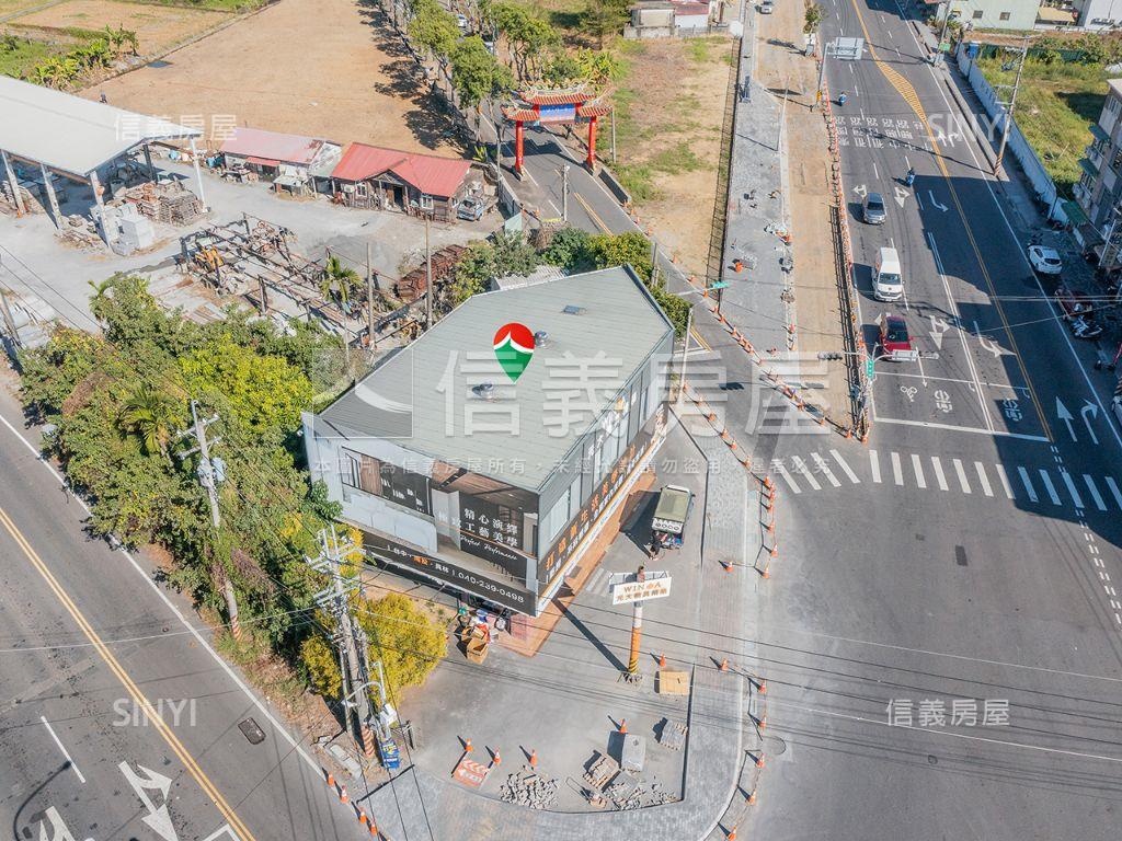 中興新村五叉路口角地房屋室內格局與周邊環境