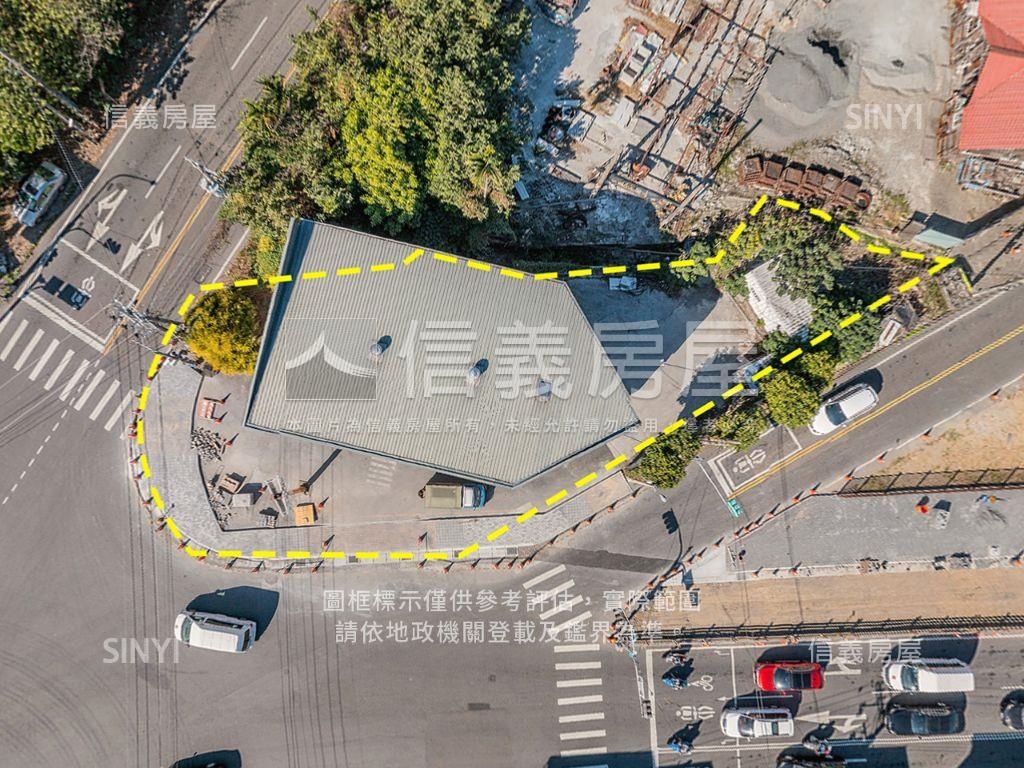 中興新村五叉路口角地房屋室內格局與周邊環境