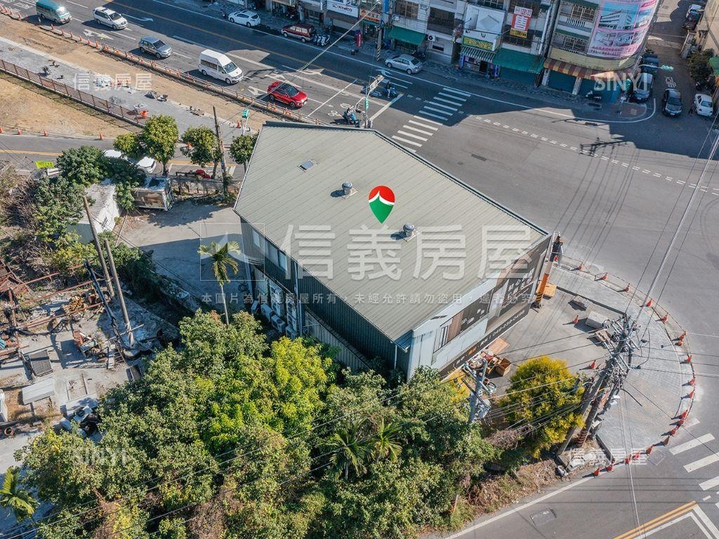 中興新村五叉路口角地房屋室內格局與周邊環境