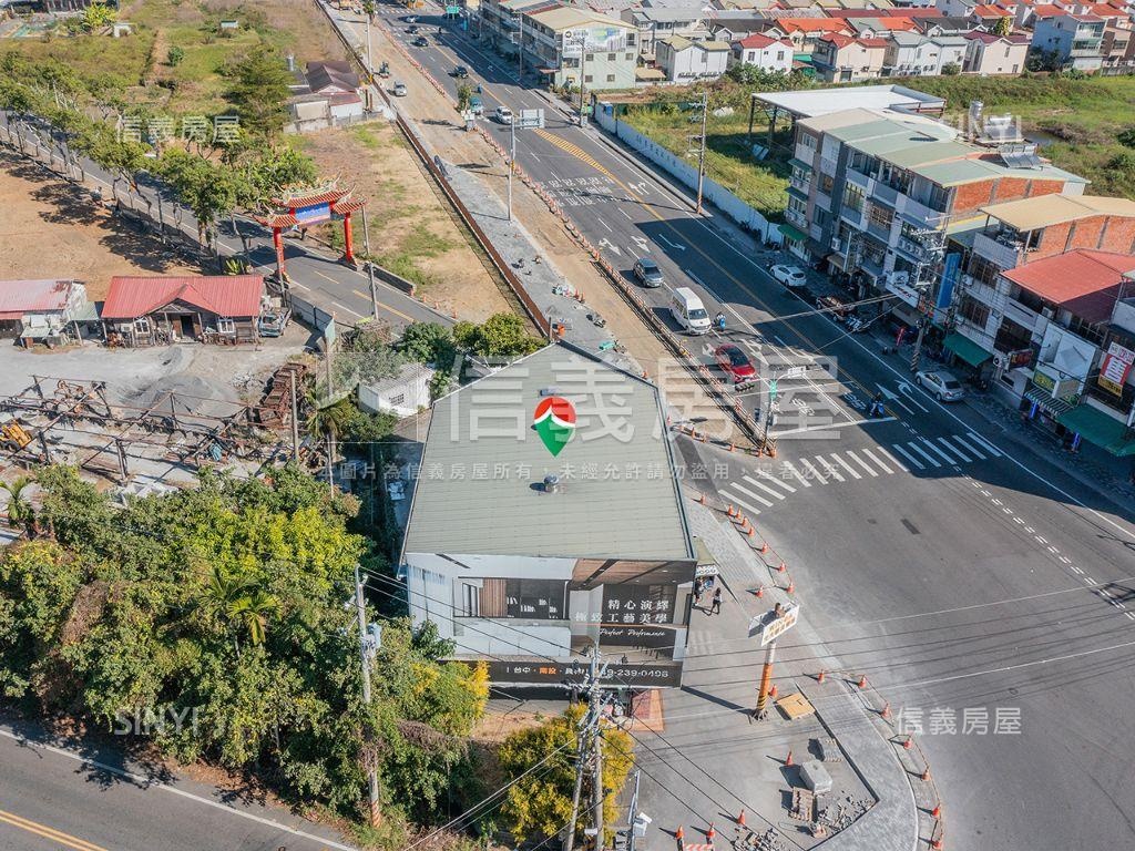 中興新村五叉路口角地房屋室內格局與周邊環境
