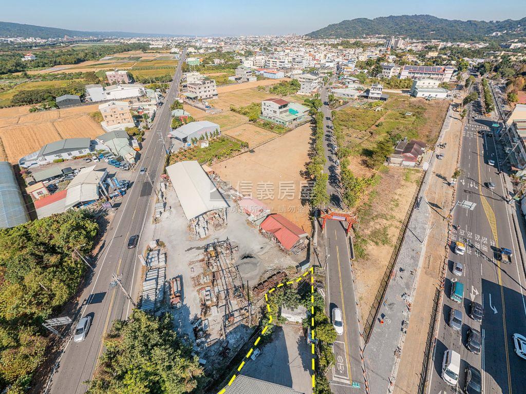 中興新村五叉路口黃金角地房屋室內格局與周邊環境