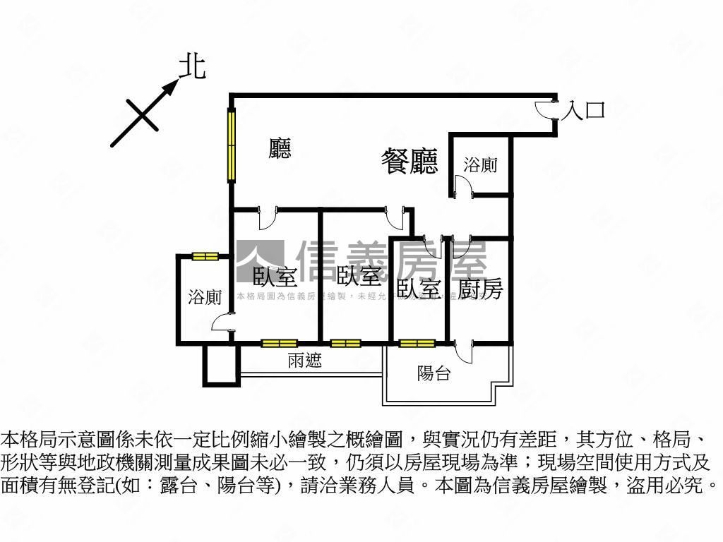 『專任』昕上城３房車位房屋室內格局與周邊環境