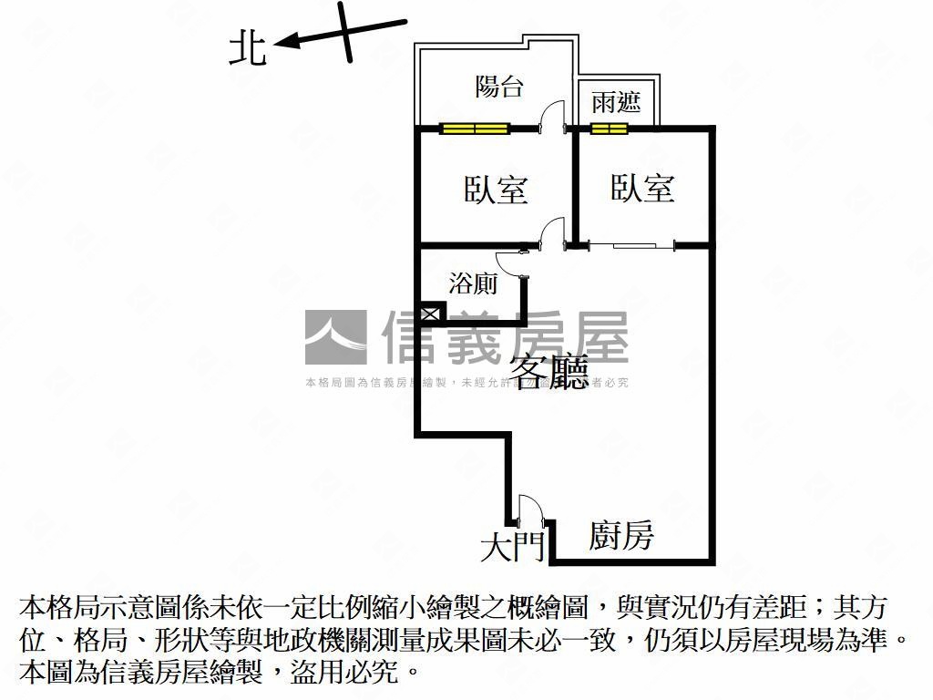 海森館‧溫馨兩房美宅房屋室內格局與周邊環境