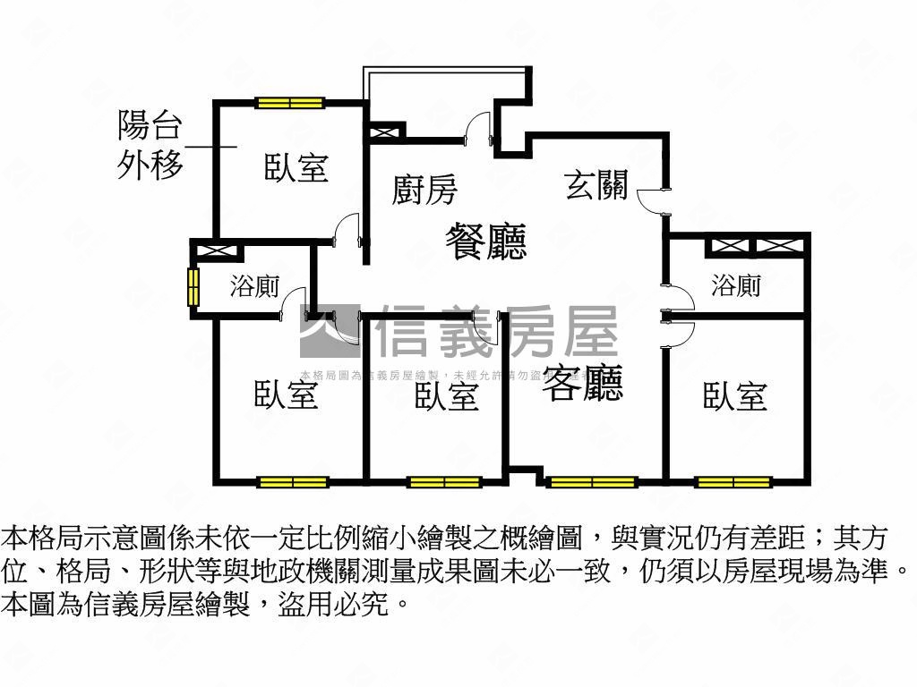 近好市多邑品軒Ｃ棟８樓房屋室內格局與周邊環境