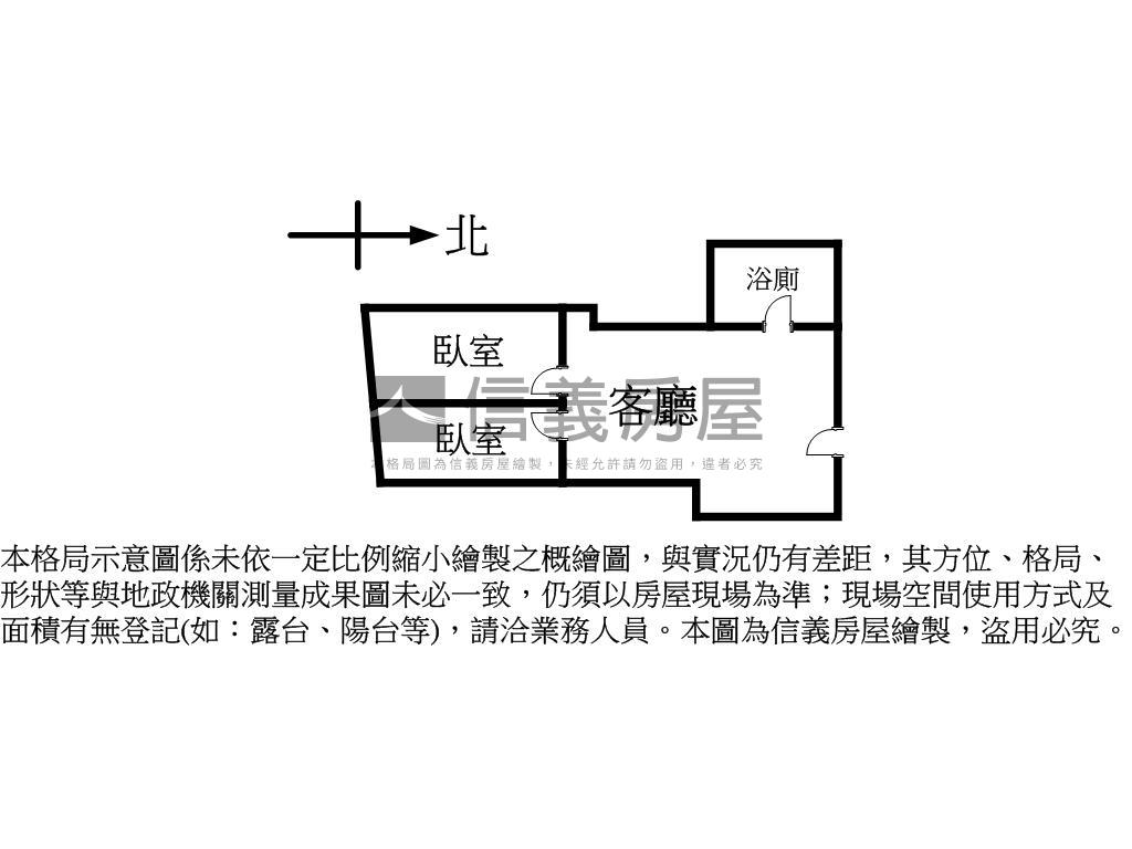 大敦南．首選低總電梯兩房房屋室內格局與周邊環境