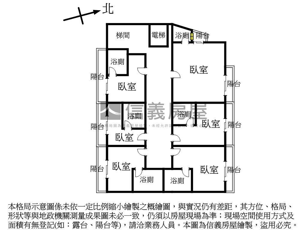 近ＳＯＧＯ收租華廈聖品房屋室內格局與周邊環境