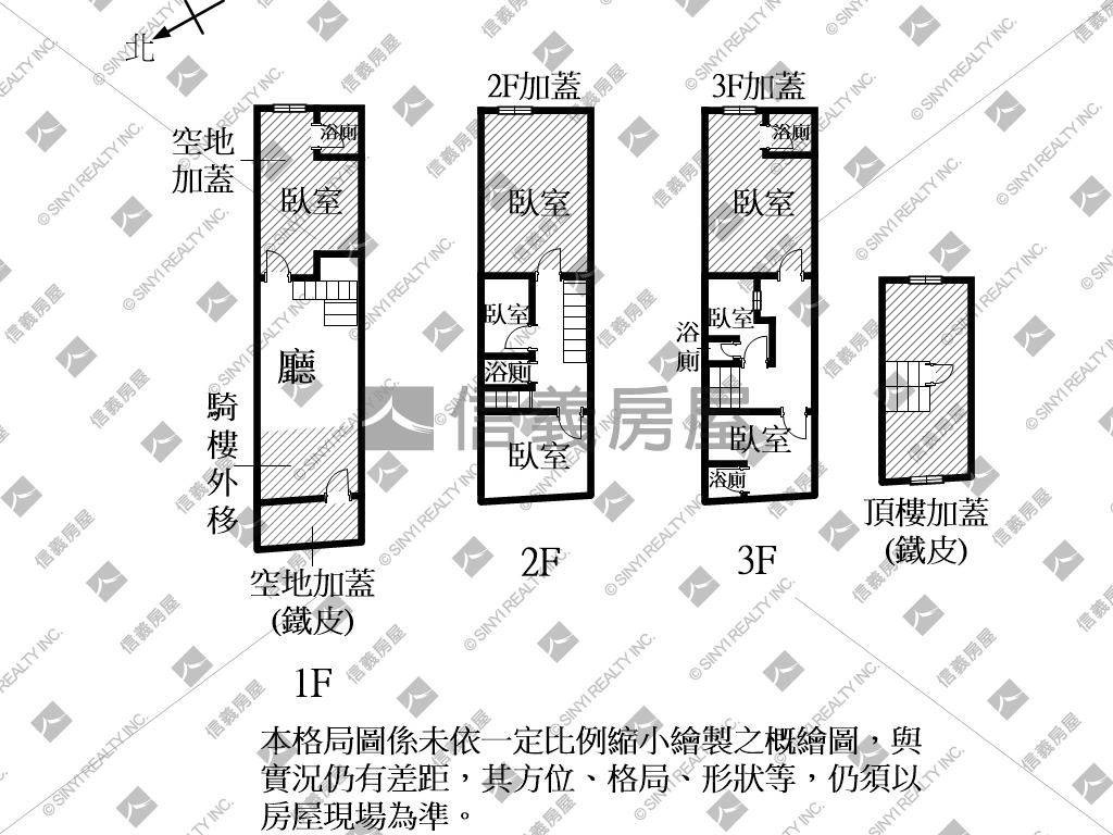 【近南科】仁愛街店住房屋室內格局與周邊環境