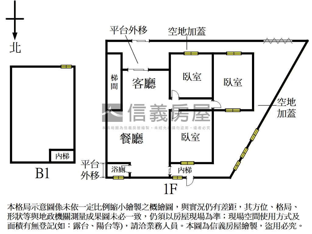 近捷運豪華都更題材一樓房屋室內格局與周邊環境