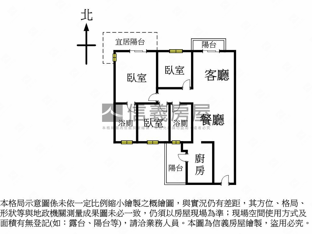 湖濱城高樓宜居陽台三房房屋室內格局與周邊環境