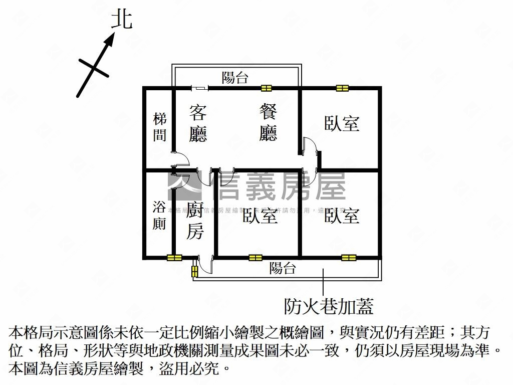 『薇閣』北投起家公寓二樓房屋室內格局與周邊環境