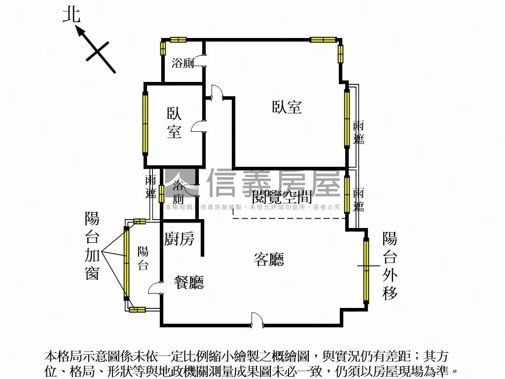 昌禾天闊裝潢美屋房屋室內格局與周邊環境