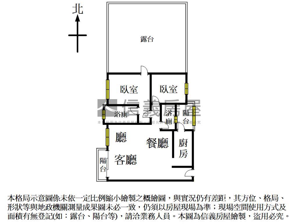 大空間露臺戶／合雄Ｍ房屋室內格局與周邊環境