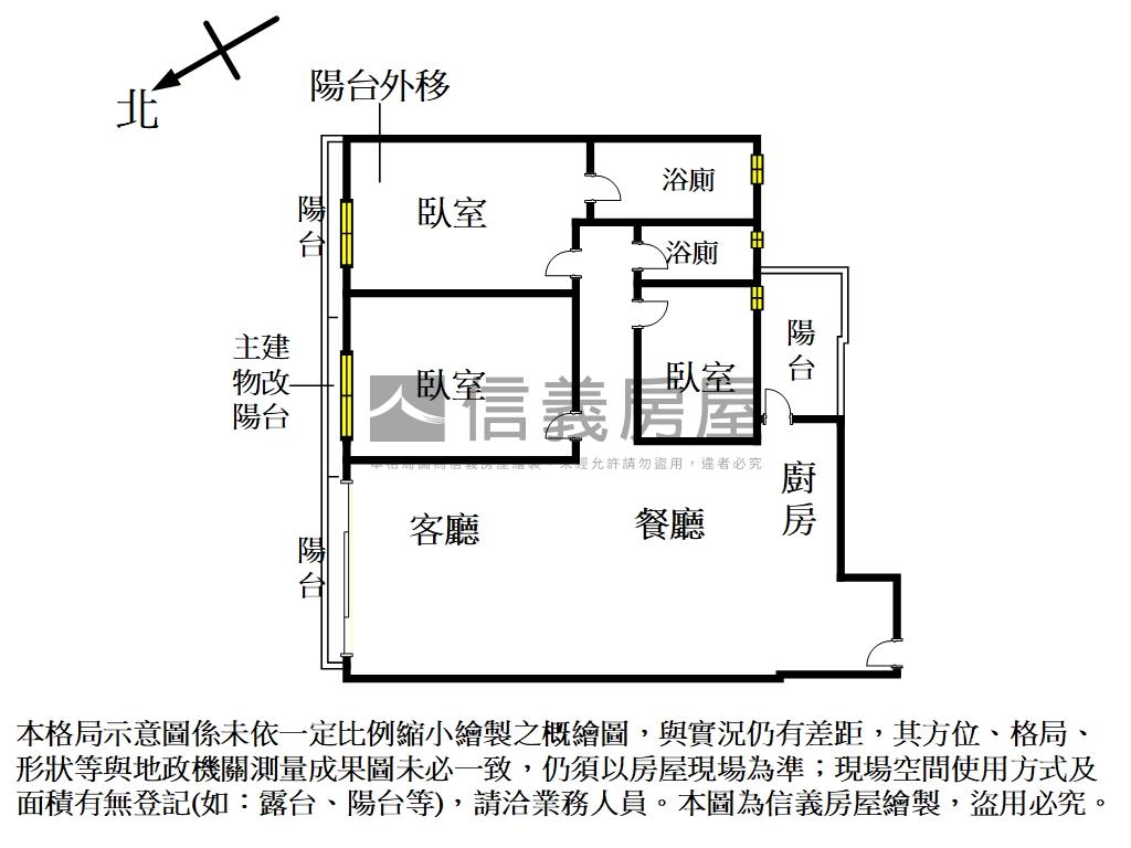 高鐵雙學區・晴光漫居三房房屋室內格局與周邊環境