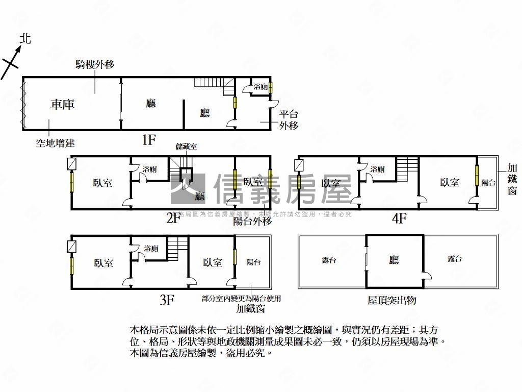 草衙正四樓車庫透天房屋室內格局與周邊環境