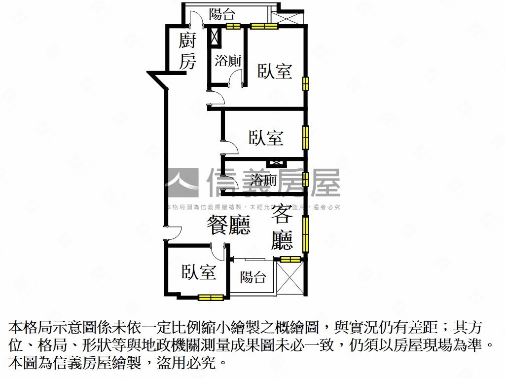 中央一邸獨戶三房平車房屋室內格局與周邊環境