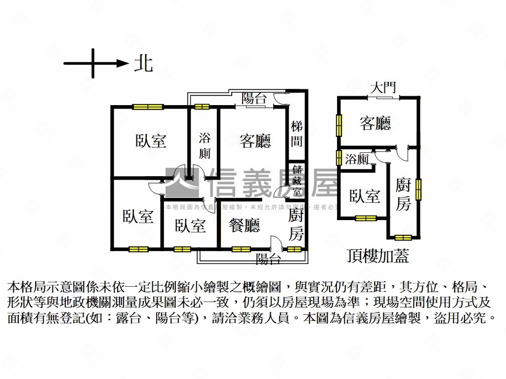 天母芝玉美寓頂加房屋室內格局與周邊環境