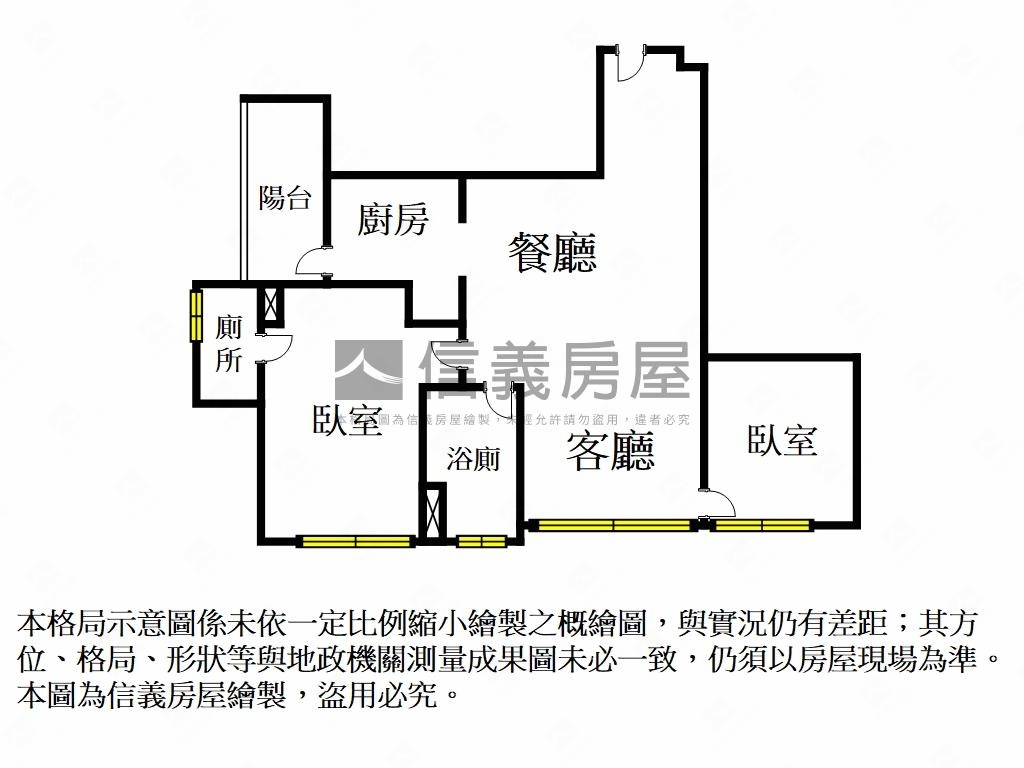 【沐晴】高樓２房車位誠售房屋室內格局與周邊環境