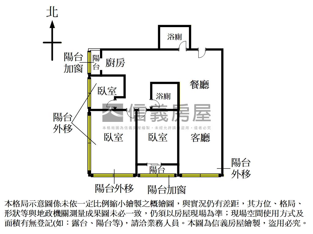 【專任】富錦街面公園三房房屋室內格局與周邊環境