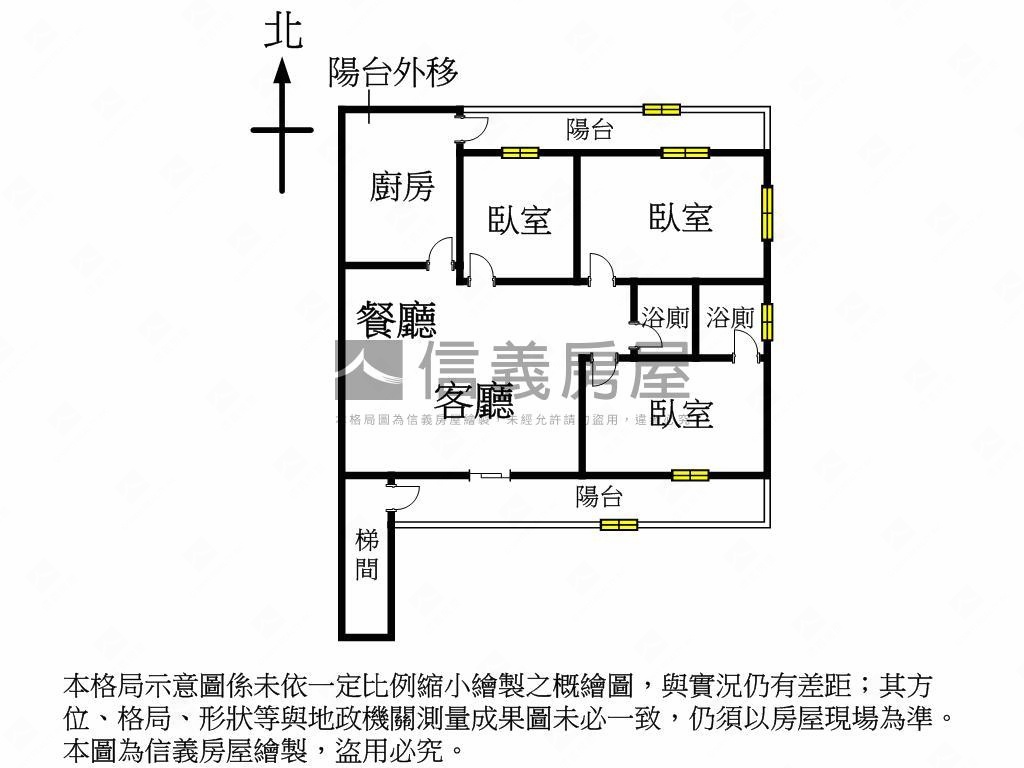 雙捷方正潛力大空間房屋室內格局與周邊環境