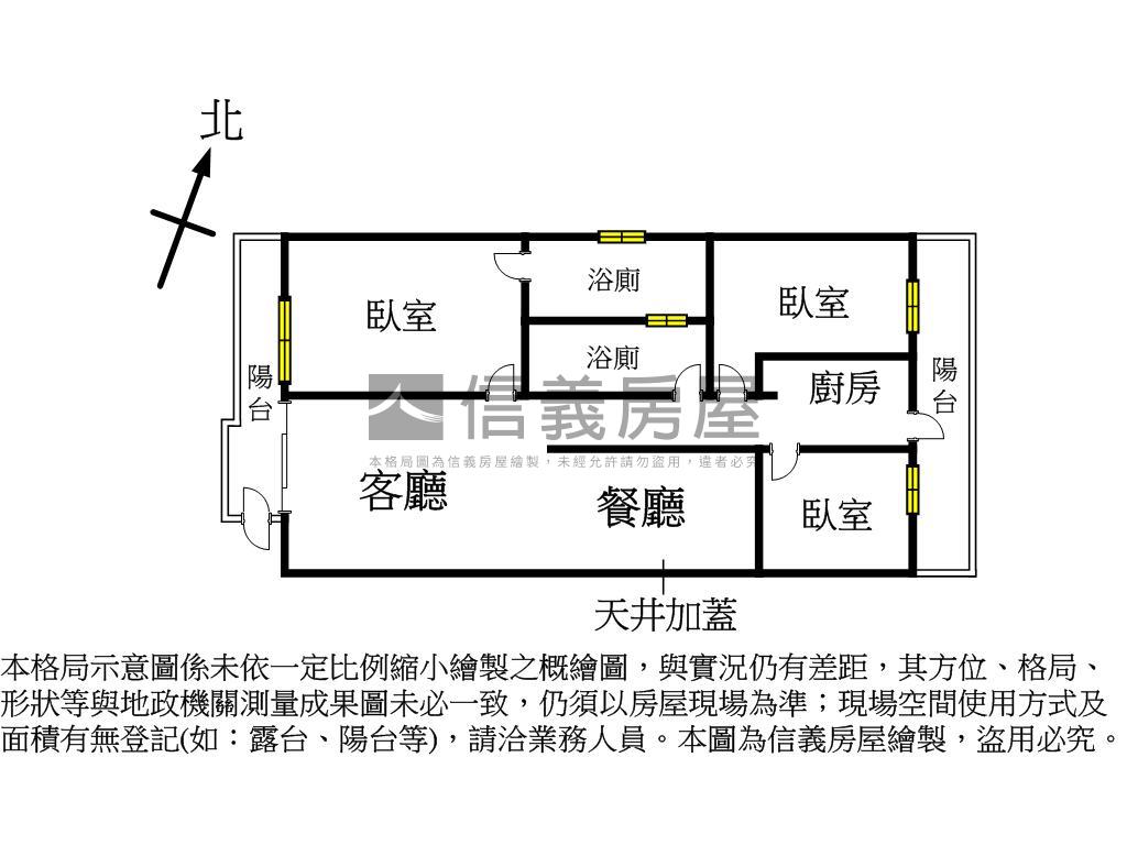 文化中心四維五福低總三房房屋室內格局與周邊環境
