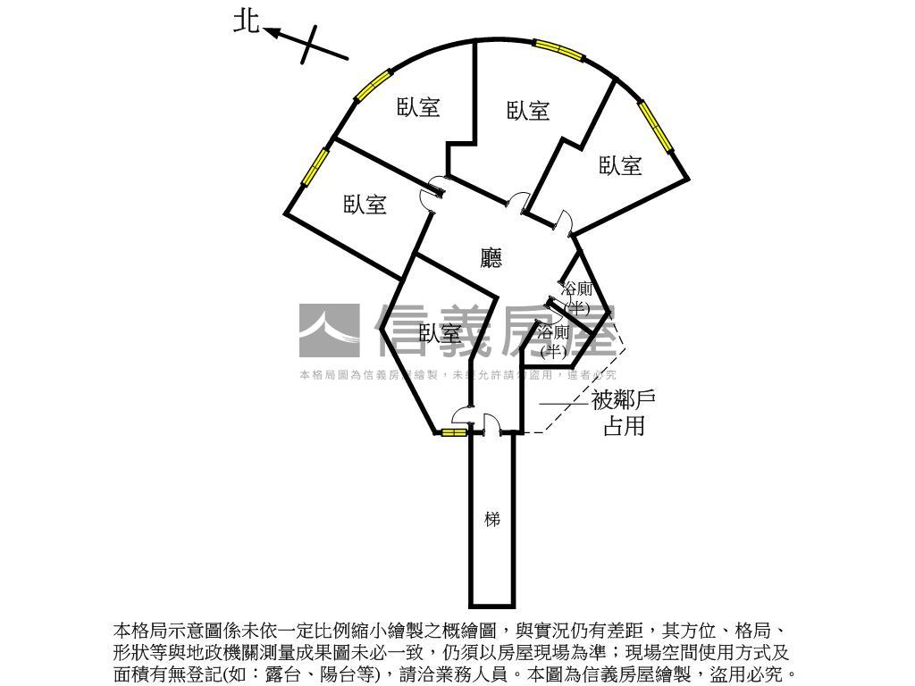 景安捷運景新收租房屋室內格局與周邊環境