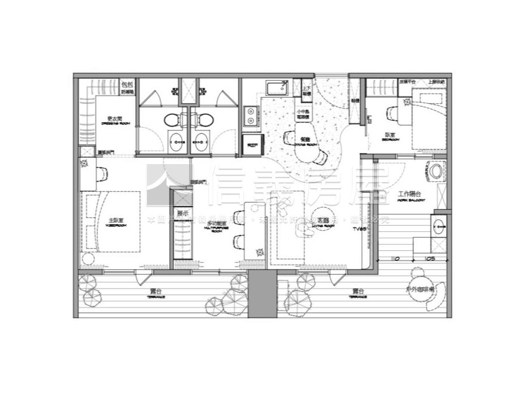 大廣豊仁三房露臺戶房屋室內格局與周邊環境