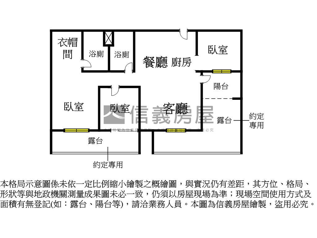 大廣豊仁三房露臺戶房屋室內格局與周邊環境