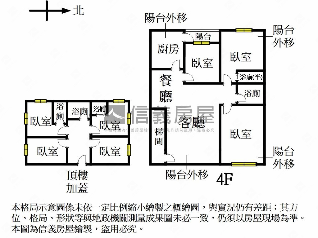 大坪林捷運美寓頂加房屋室內格局與周邊環境