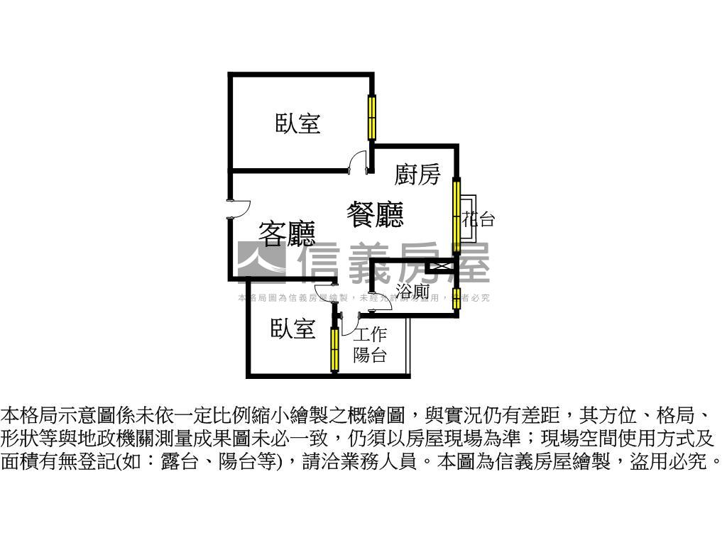 嘉磐惠文高樓視野兩房平車房屋室內格局與周邊環境