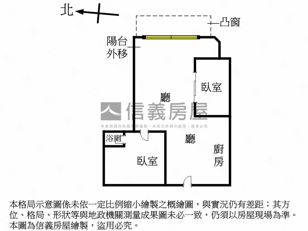 捷運兩房高樓採光房屋室內格局與周邊環境