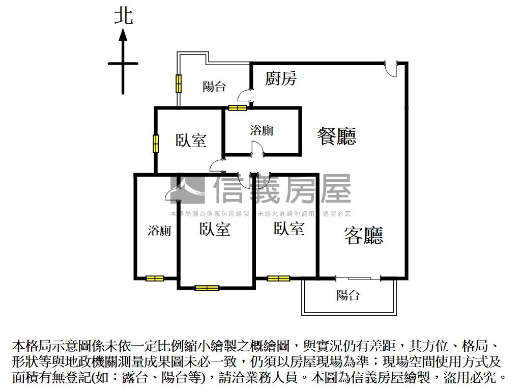 新東區披星戴月美美三房房屋室內格局與周邊環境
