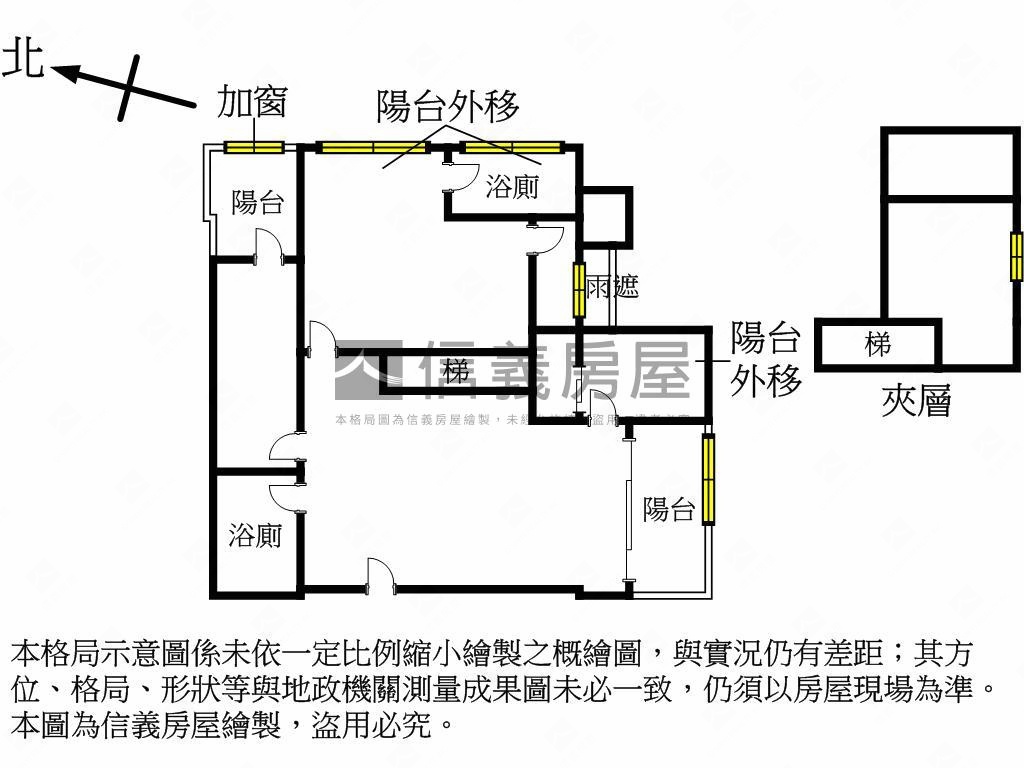 漢皇ＳＵＰＥＲ挑高邊間房屋室內格局與周邊環境