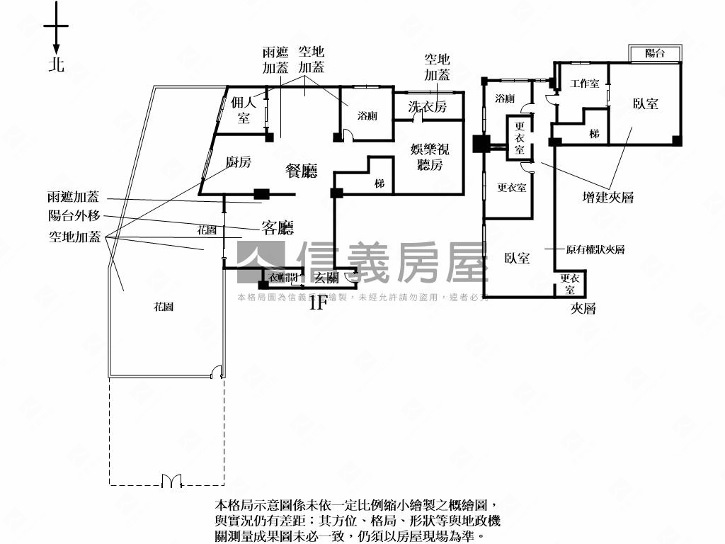 大安晶采庭院Ａ＋房屋室內格局與周邊環境