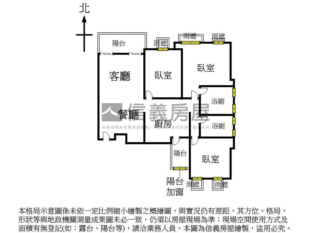 昇揚擎月三房雙平車位豪邸房屋室內格局與周邊環境