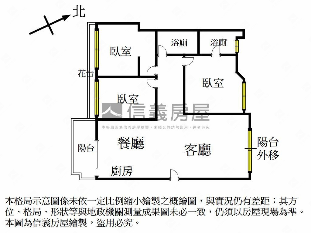 河堤心園三房平車房屋室內格局與周邊環境