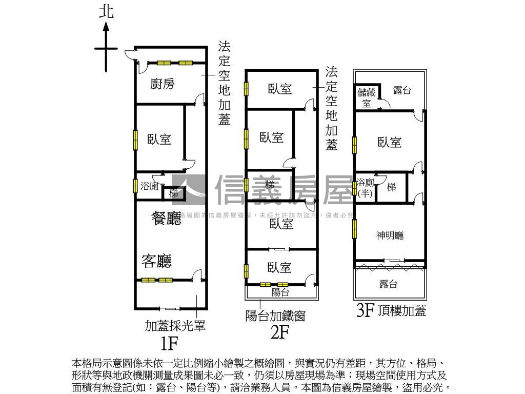 近育賢國中邊間採光透天房屋室內格局與周邊環境
