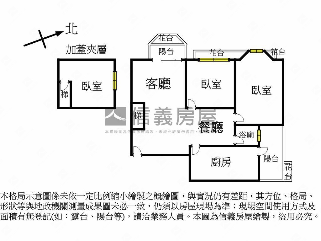夏木漱石２＋１房坡平車位房屋室內格局與周邊環境